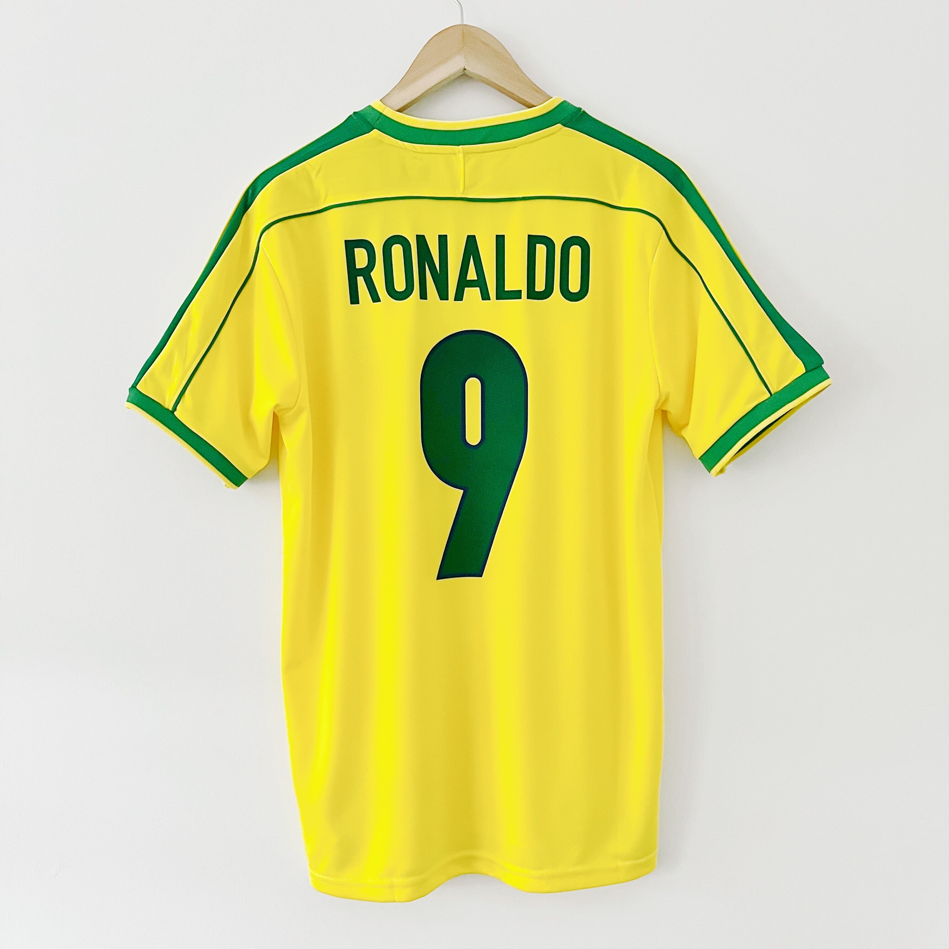 Camiseta retro de Brasil Copa del Mundo 1998 Local
