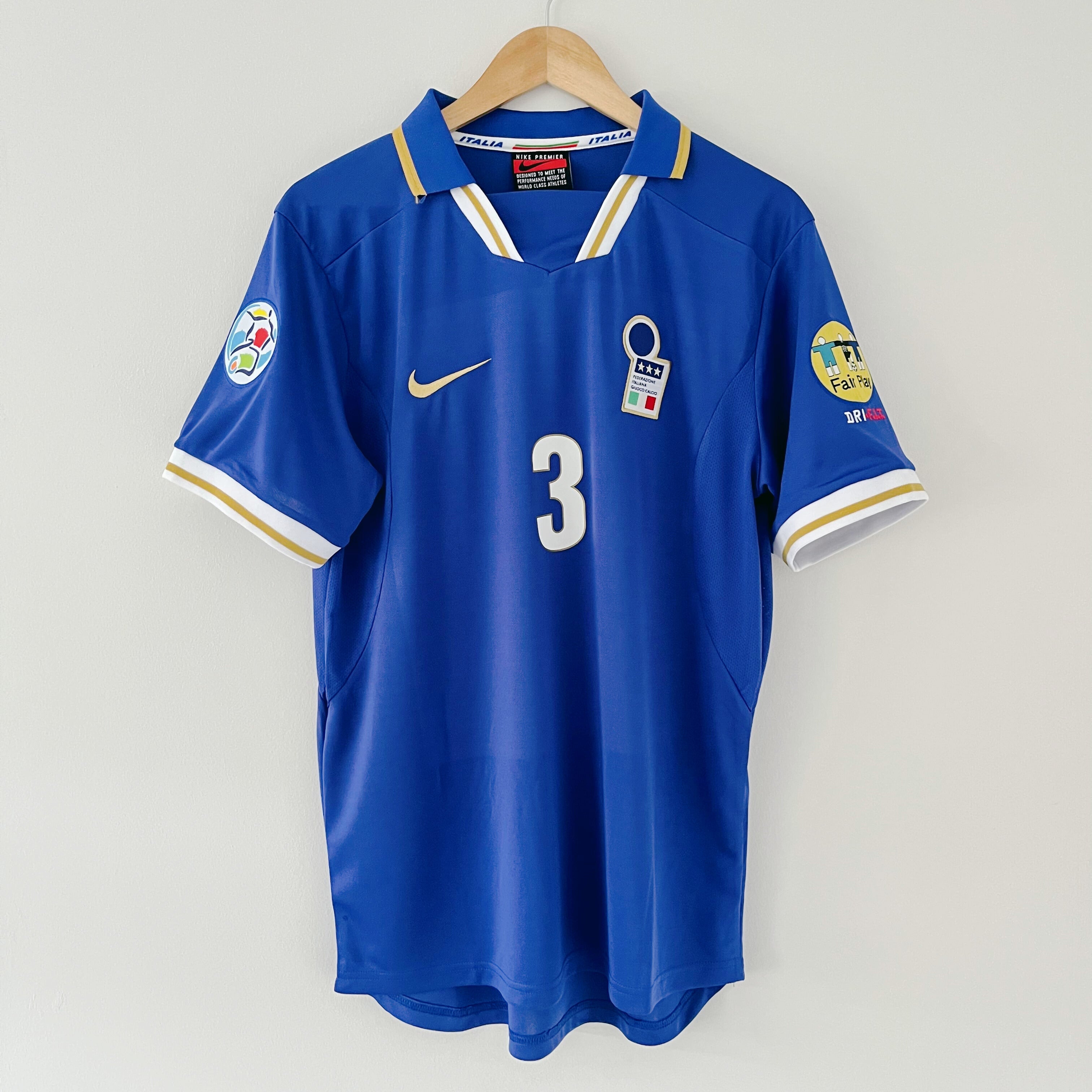 Camiseta retro de Italia Eurocopa 1996 Local