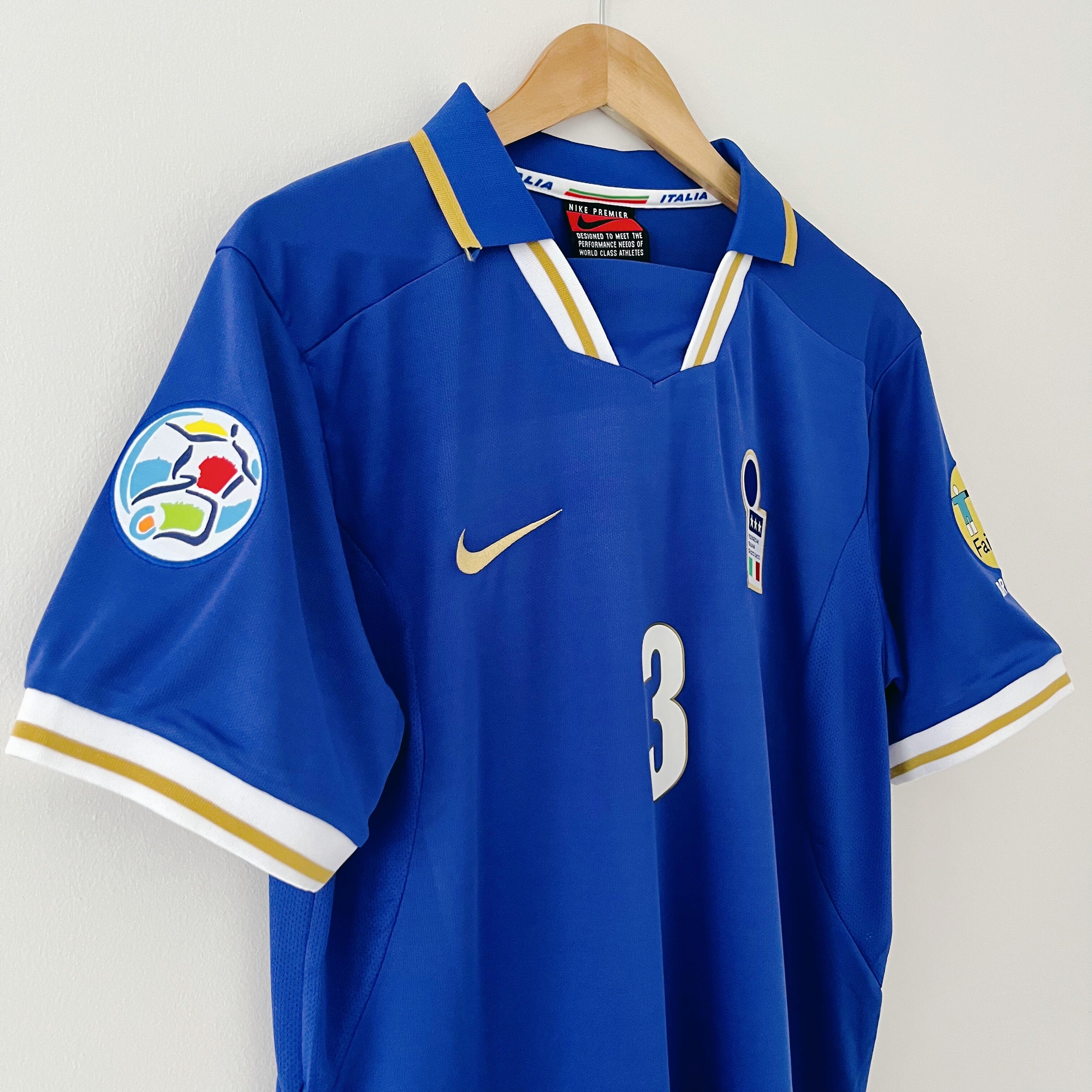 Camiseta retro de Italia Eurocopa 1996 Local