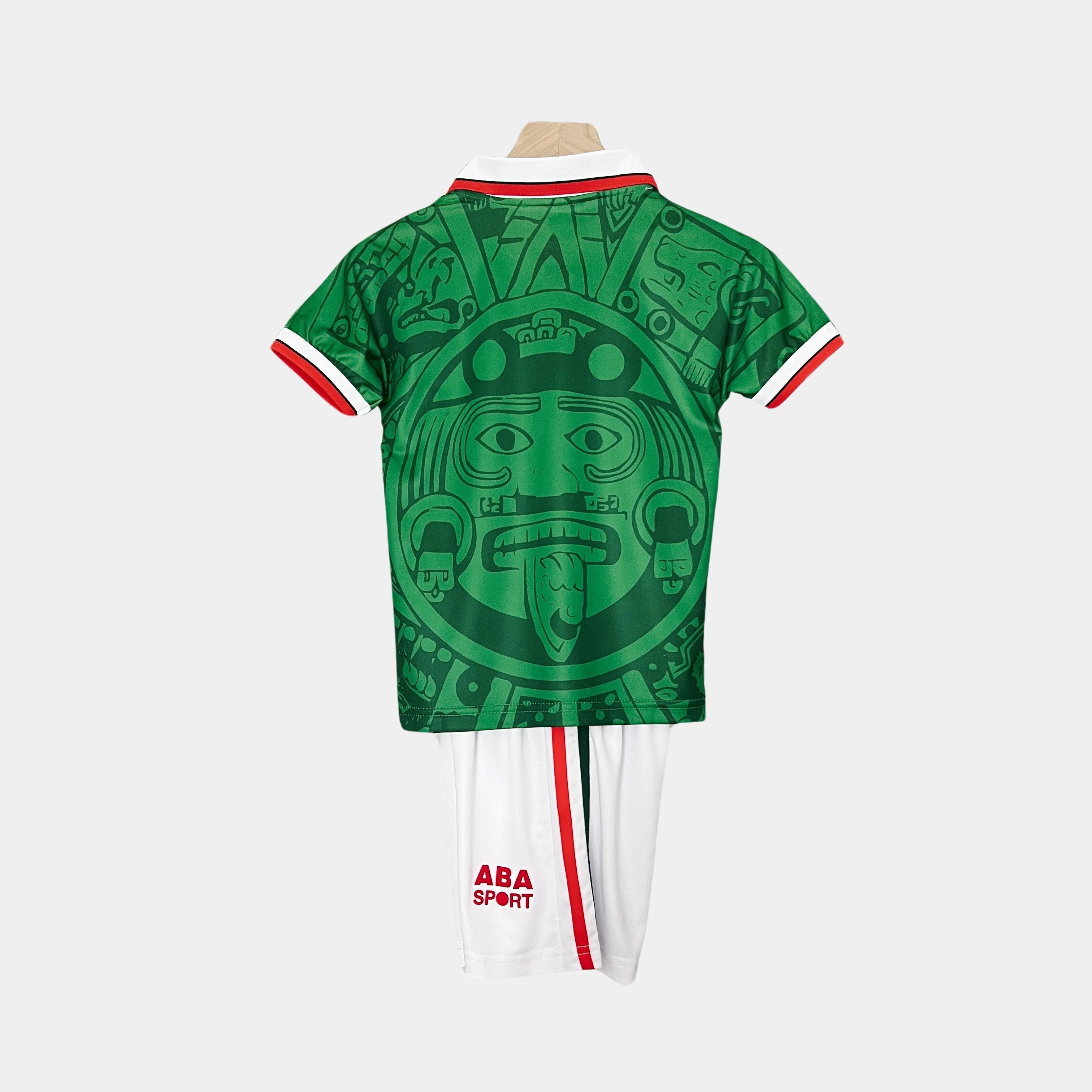 Kit retro de México para niños Copa Mundial 1998 Local