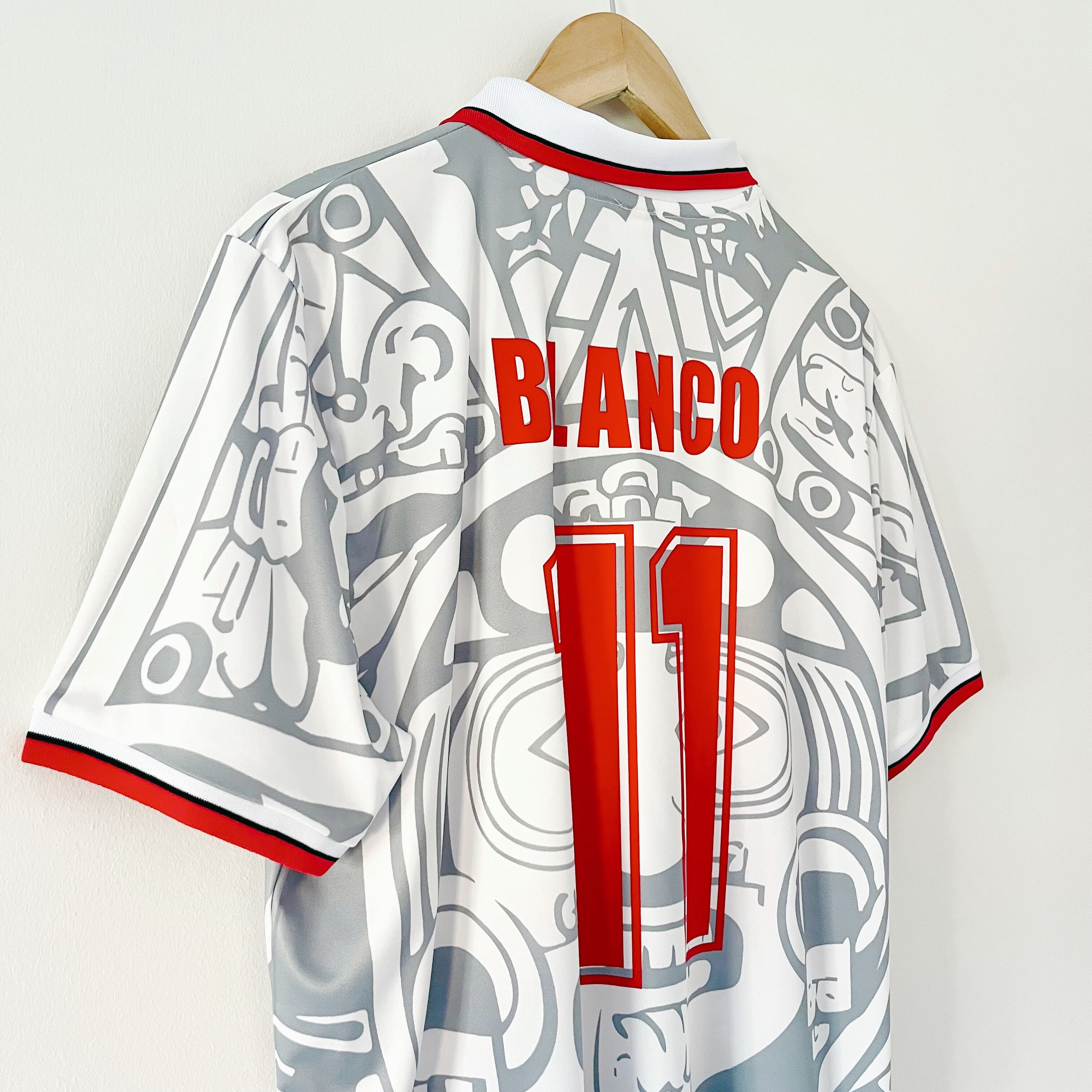 Camiseta retro de México de visitante del Mundial 1998