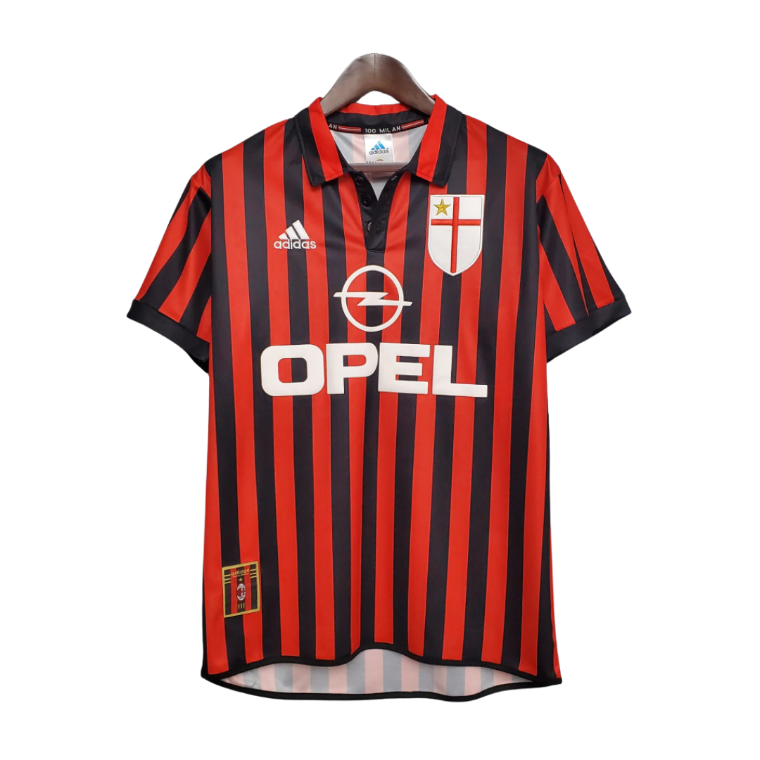 Camiseta local del AC Milan - 100 años - 1999-2000