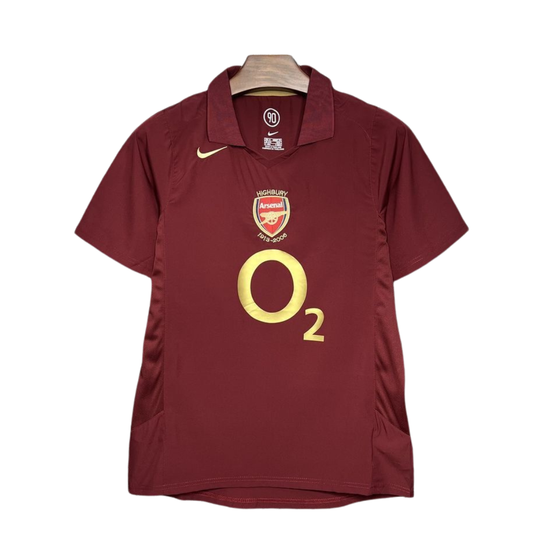 Camiseta de local del Arsenal FC - 2005-2006