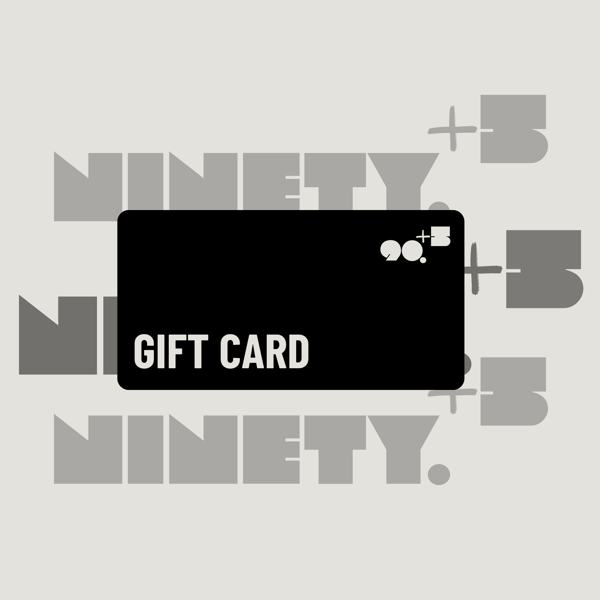 Tarjeta de regalo electrónica 90.+5