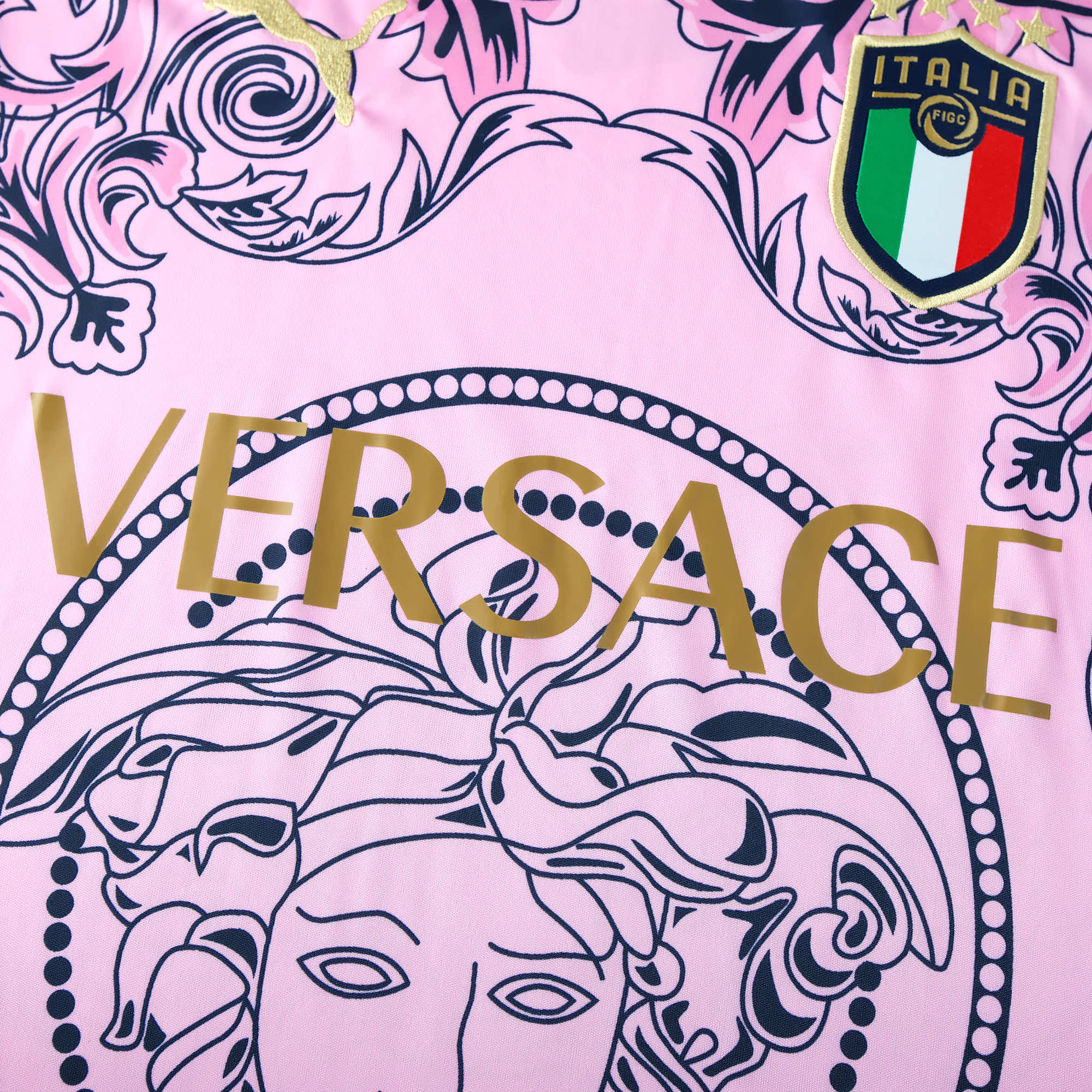 ITALIË X VERSACE CONCEPT (ROZE) THUIS SHIRT 2022